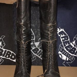 Freebird by Steven Sadle Black Boots size 8